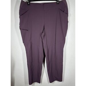 Duluth Trading Co Women’s 20W x 31 Purple Flexpedition Stretch Hiking Pants